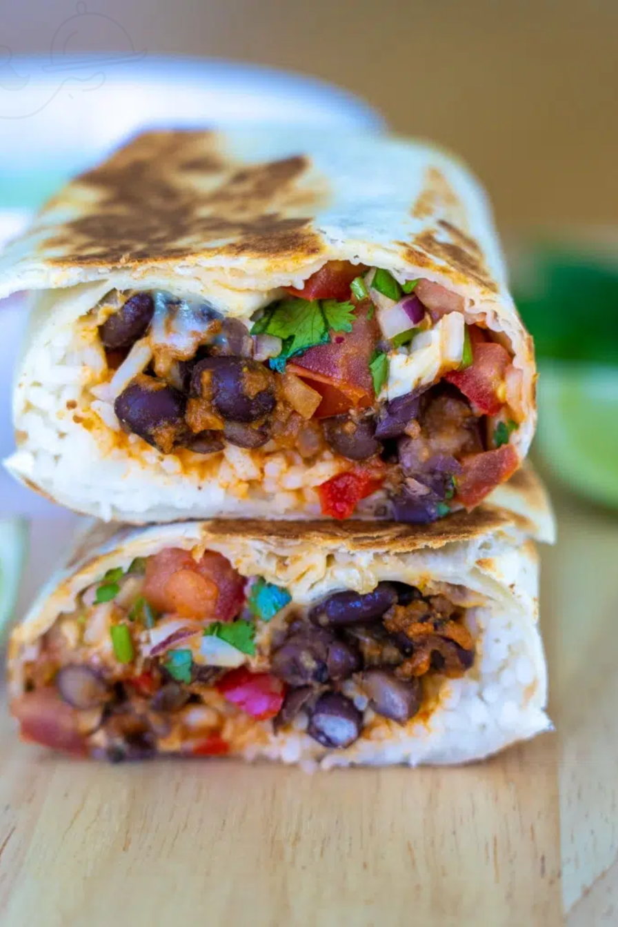 Delicious Black Bean Burritos
