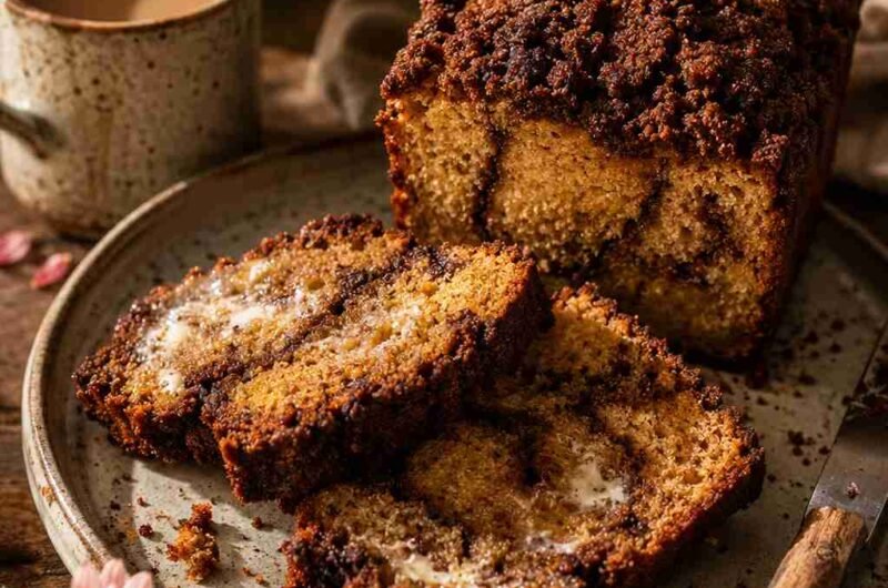Cinnamon Crunch Zucchini Muffin Quick Bread