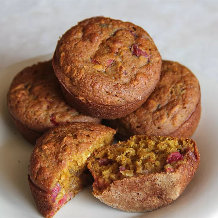 Healthy Pumpkin Cranberry Muffins Recipe