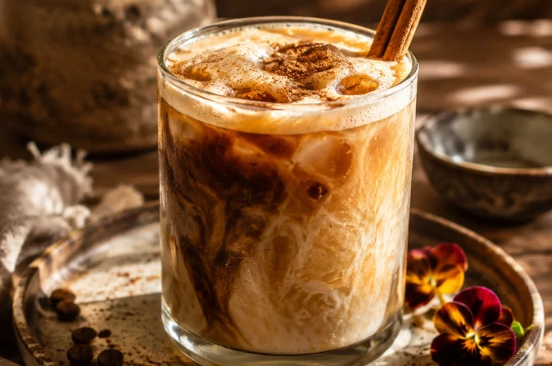 Iced Cinnamon Honey Latte