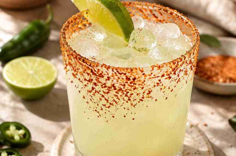Spicy Pickle Margaritas
