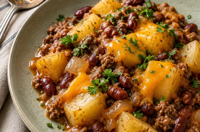 Slow Cooker Cowboy Casserole