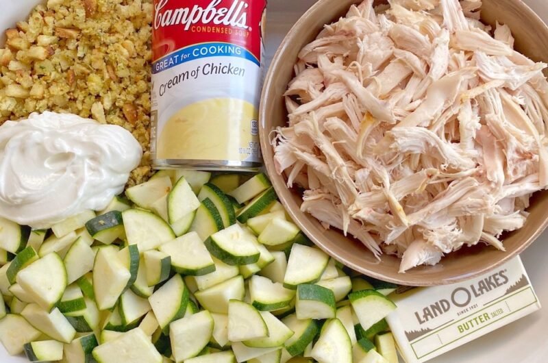 Rotisserie Chicken & Zucchini Casserole