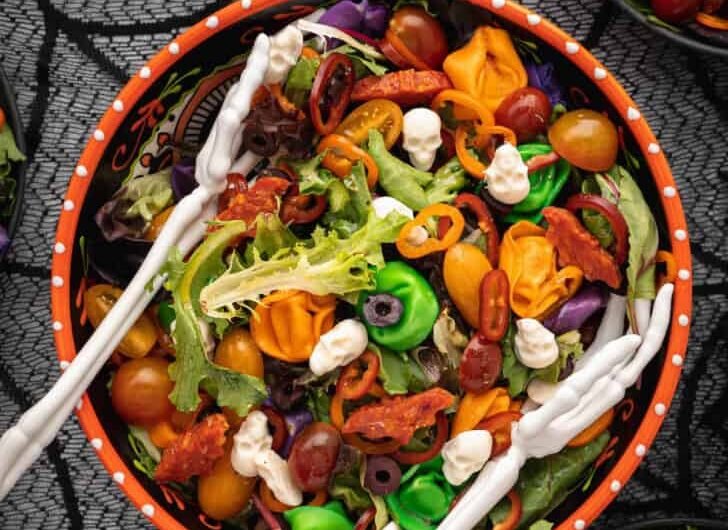 Spooky Salad (Halloween Side Dish)