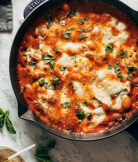 Three Cheese Gnocchi Bake